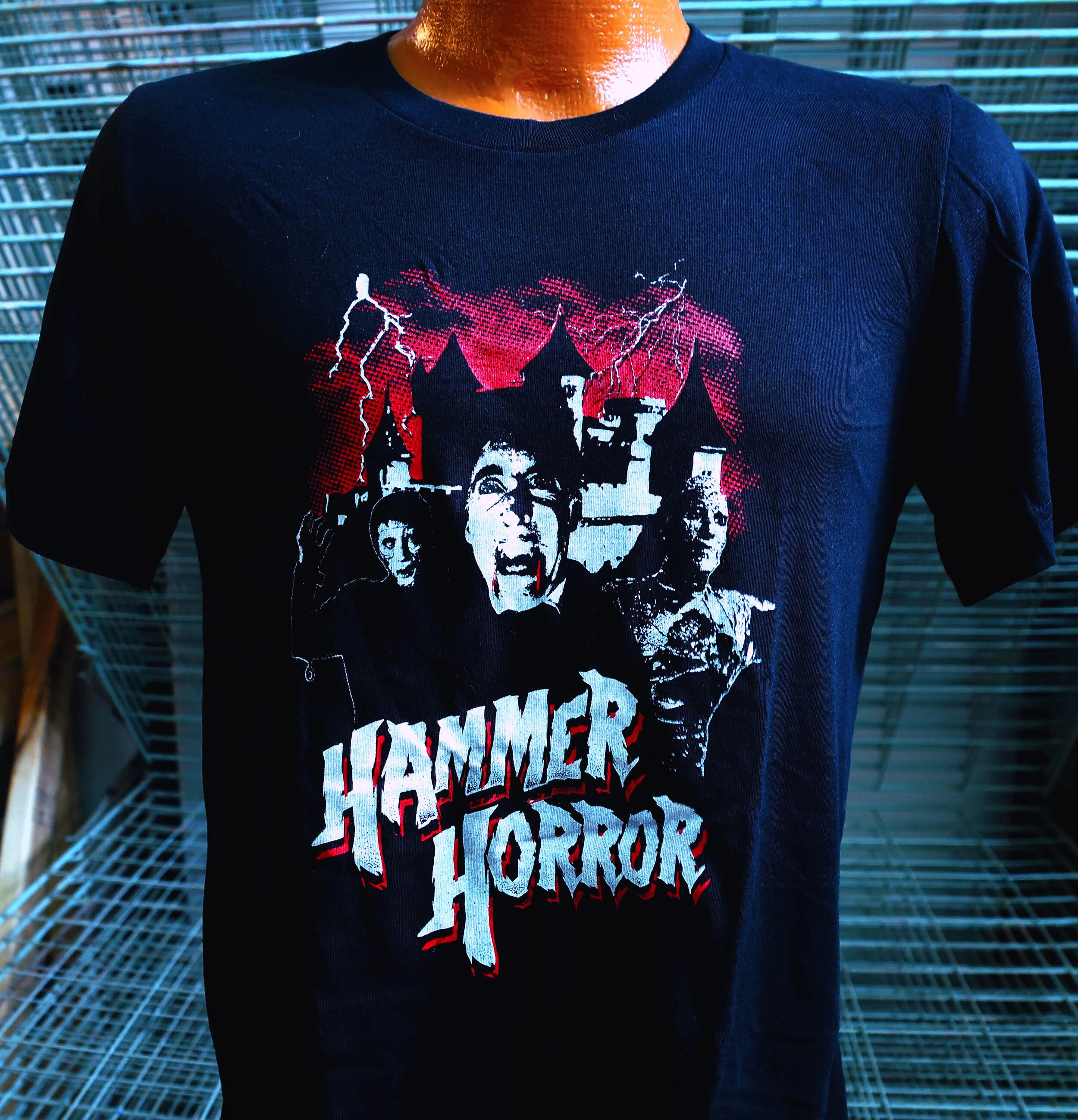 HAMMER HORROR T-SHIRT — TIM MONSTERS! -